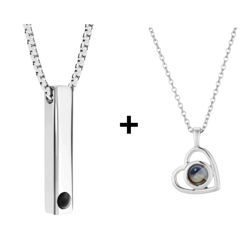 Conjunto Colar Personalizado com Foto Eternize Bellorie