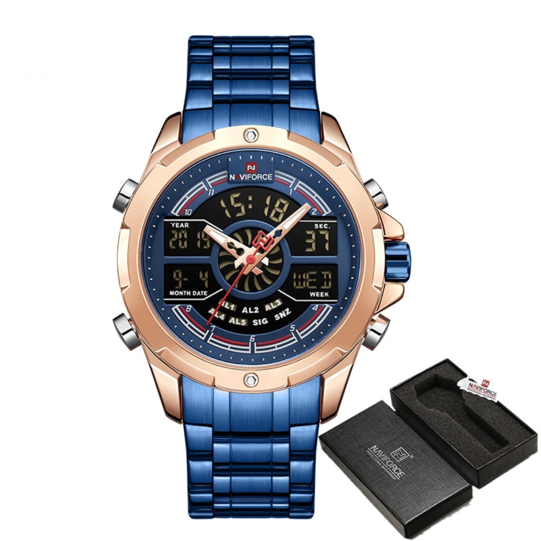 Relógio Naviforce Aeronáutica de Luxo Bellorie