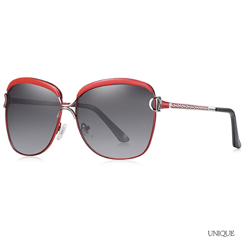 Óculo Feminino Quadrado Gradiente - Proteção Solar UV400 Bellorie
