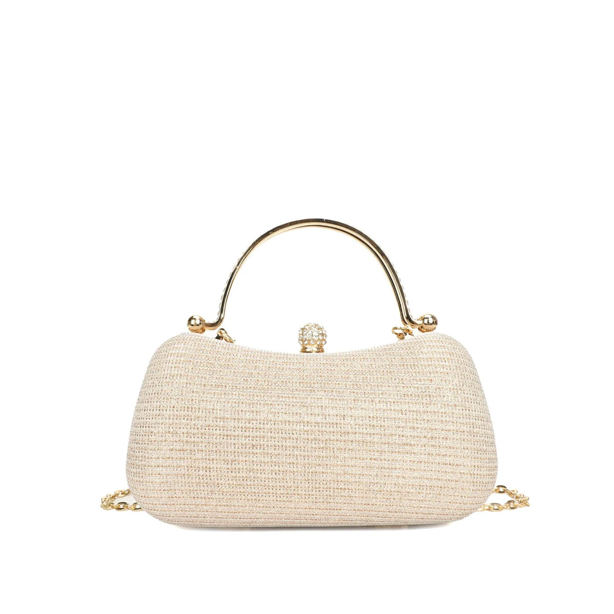 Bolsa Crossbody Dourada Bellorie