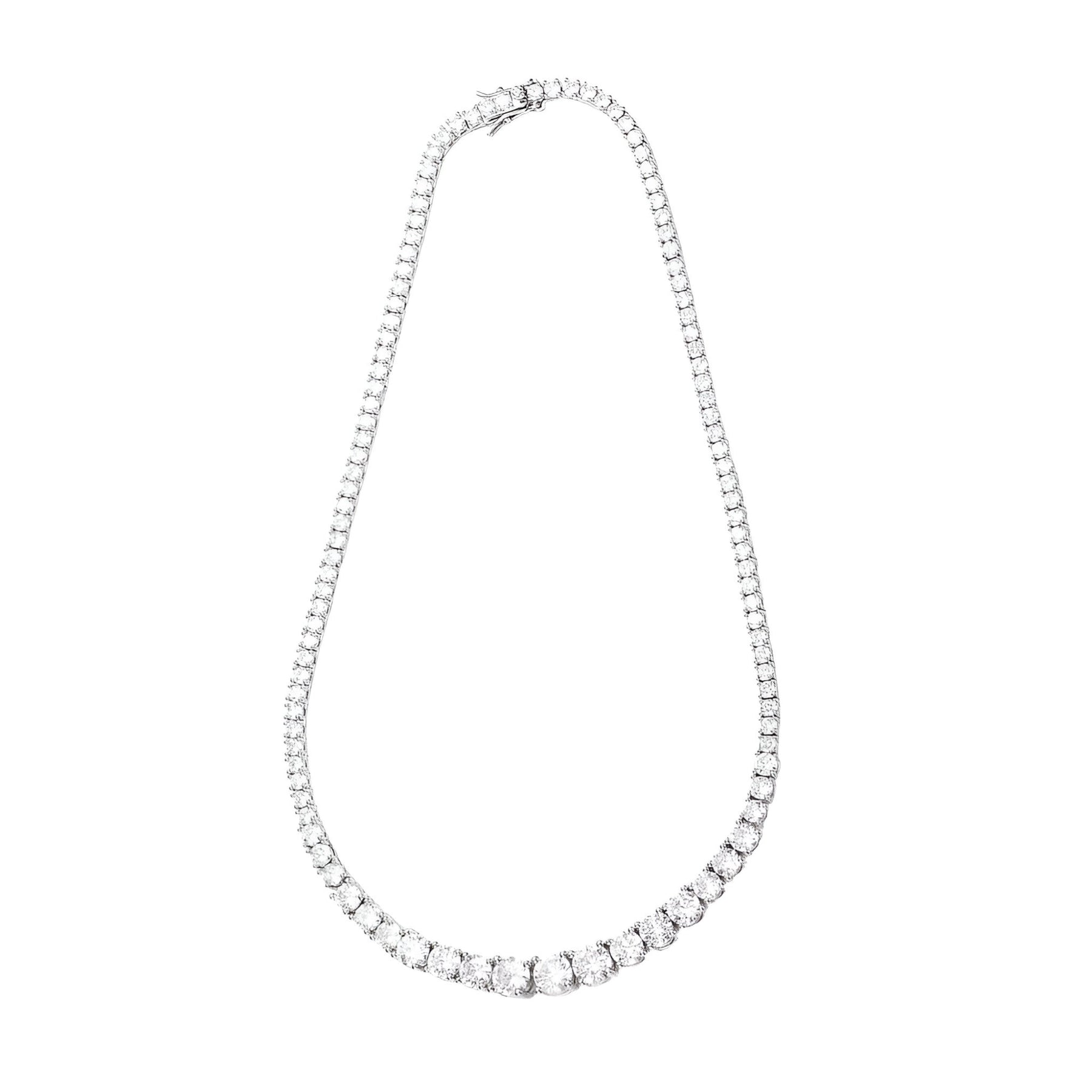 Colar de Prata Feminino com Zircônias Lumiere Lunnelé™