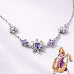 Colar & Pulseira Luxo Sol da Rapunzel Enrolados
