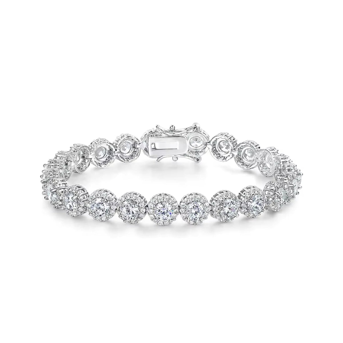 Pulseira Feminina de Prata com Zircônias Radiance Lunnelé™