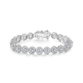 Pulseira Feminina de Prata com Zircônias Radiance Lunnelé™