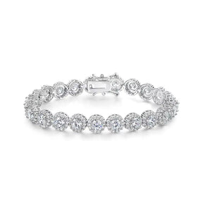 Pulseira Feminina de Prata com Zircônias Radiance Lunnelé™