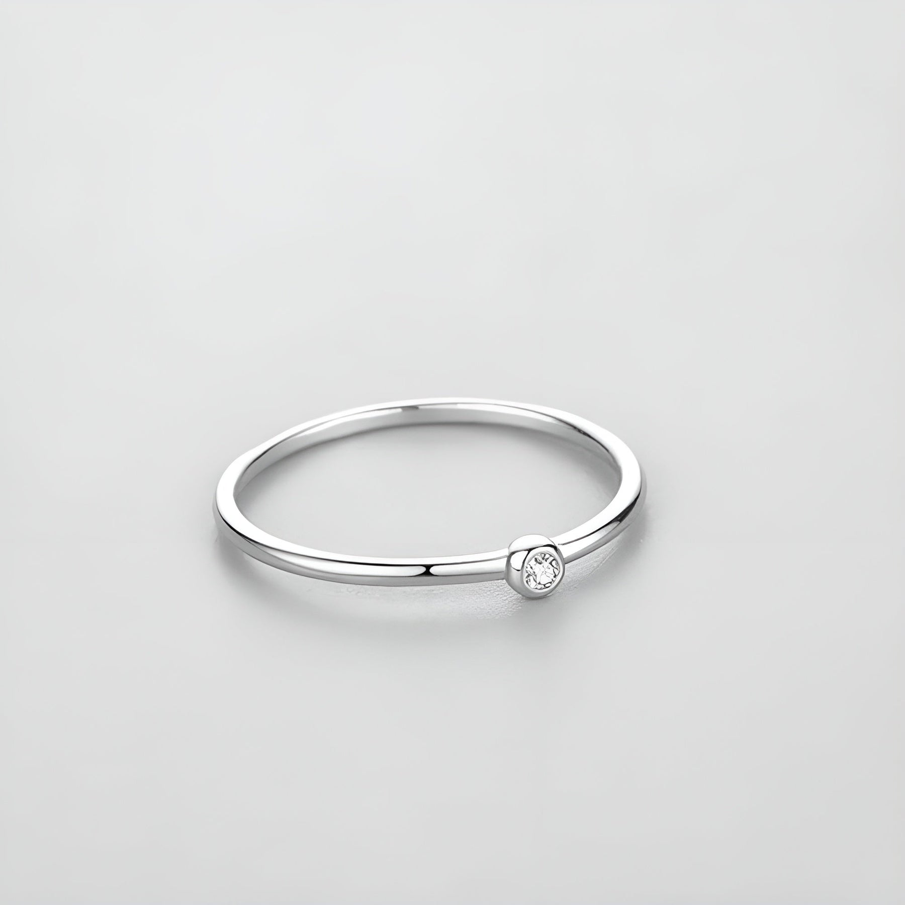 Anel Prata 925 Solitário Lumina Lunnelé™