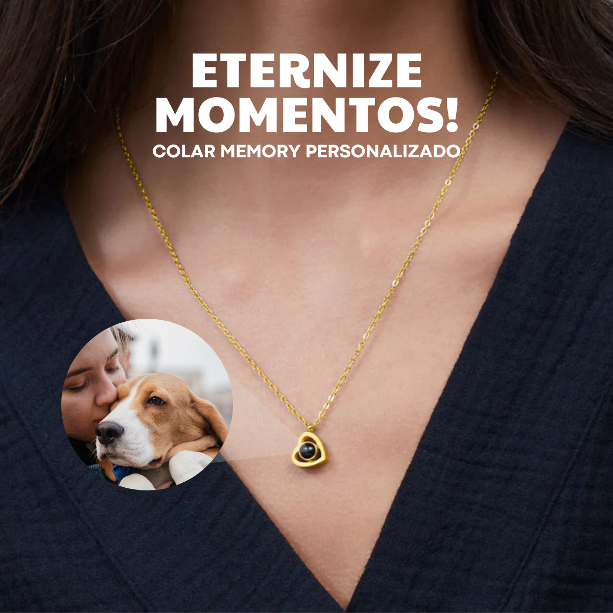 Memory™ - Colar Personalizado Aço Inoxidável 316L Lunnelé™