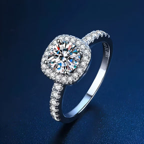 Anel Feminino Prata 925 Zircônia Brilhante Lunnelé™