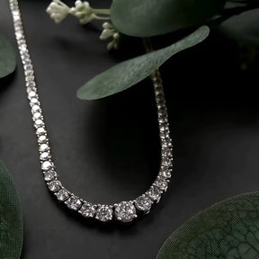Colar de Prata Feminino com Zircônias Lumiere Lunnelé™