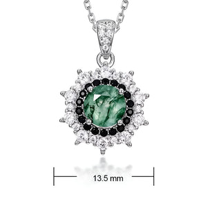 Colar Feminino Luxo Esmeralda Prata 925 Lunnelé™