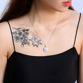 Colar Feminino de Prata Zircônias Lunnelé™