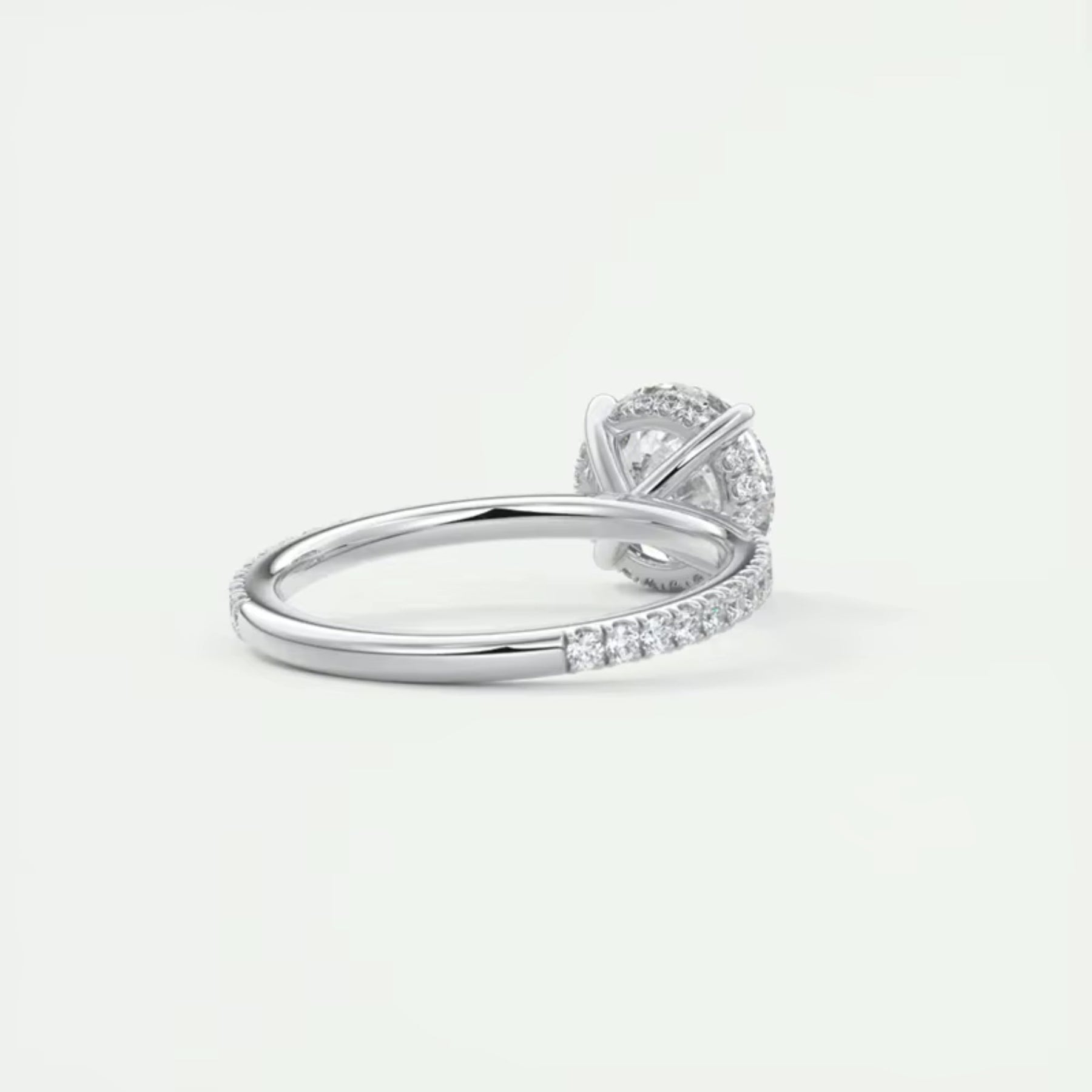 Anel Feminino Prata 925 com Zircônias Eternity Lunnelé™
