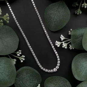 Colar de Prata Feminino com Zircônias Lumiere Lunnelé™