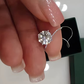 Colar Feminino de Prata 925 Zircônia Ponto de Luz Lunnelé™