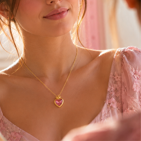 Colar Luxo Barbie Escola de Princesas - Coração Encantado