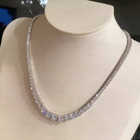 Colar de Prata Feminino com Zircônias Lumiere Lunnelé™