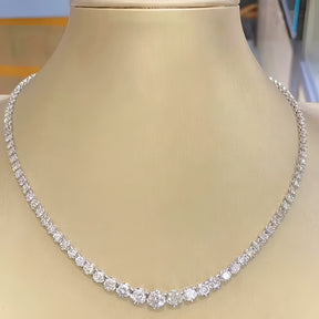 Colar de Prata Feminino com Zircônias Lumiere Lunnelé™