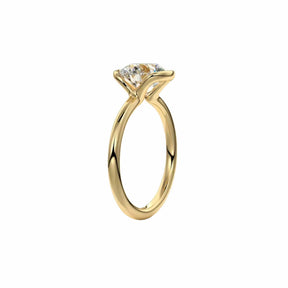 Anel Solitário com Moissanite 1ct Banho de Ouro 18K Lunnelé™ - foto 3