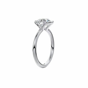 Anel Solitário em Prata 925 com Moissanite 1ct Lunnelé™ - foto 2