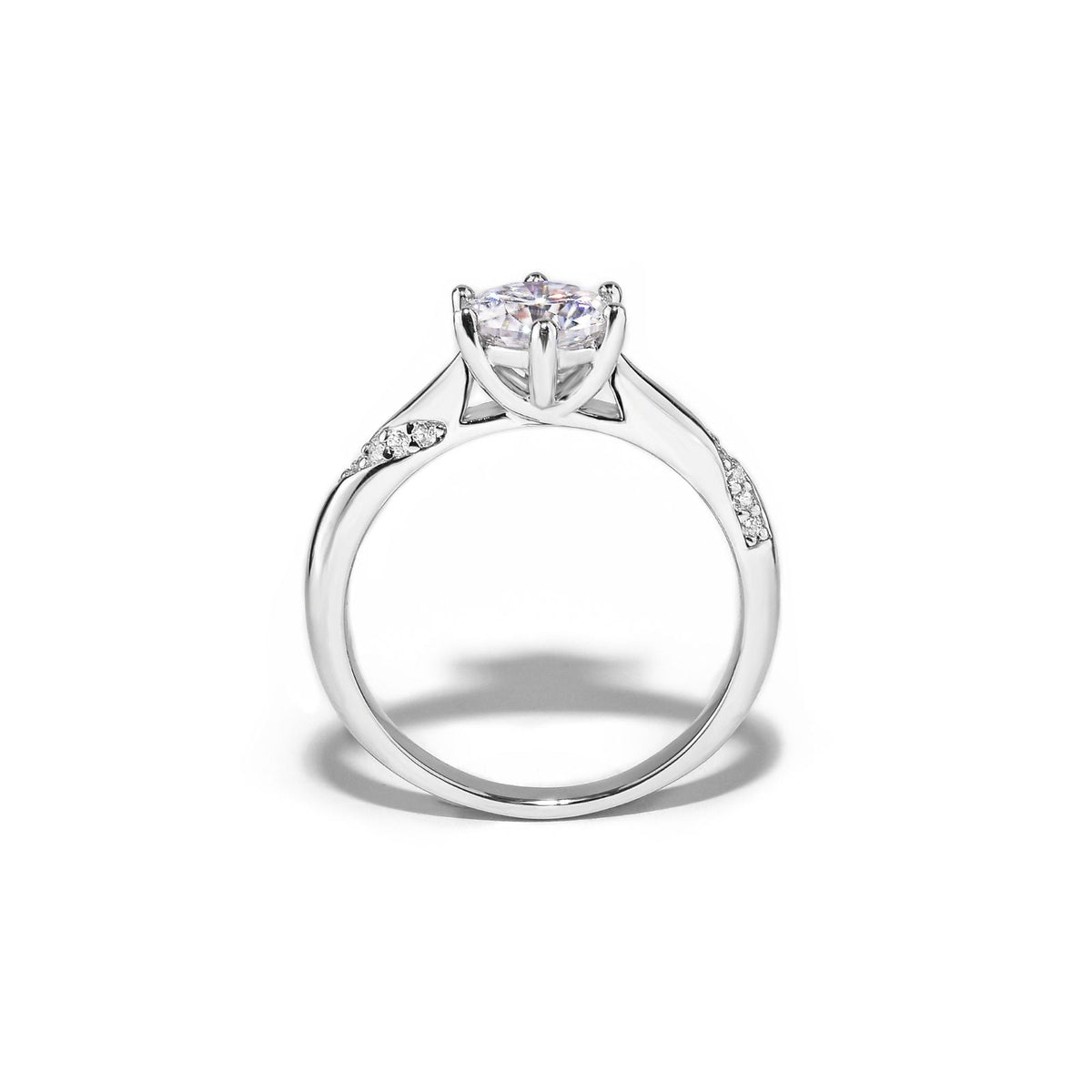 Anel Solitário Noivado com Moissanite 1ct Prata 925 Lunnelé™ - foto 2