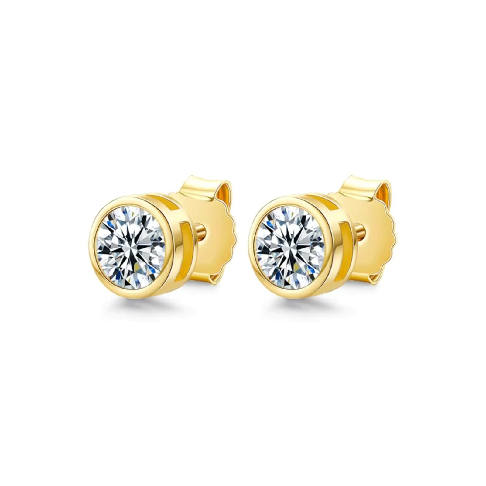 Brinco Solitário Minimalista com Moissanite 1ct Prata 925 Lunnelé™ - foto 2