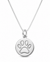 Colar Medalha Pata de Pet Prata 925 Lunnelé™