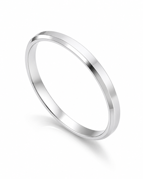 Aliança de Namoro 2mm Prata 950 Lunnelé™