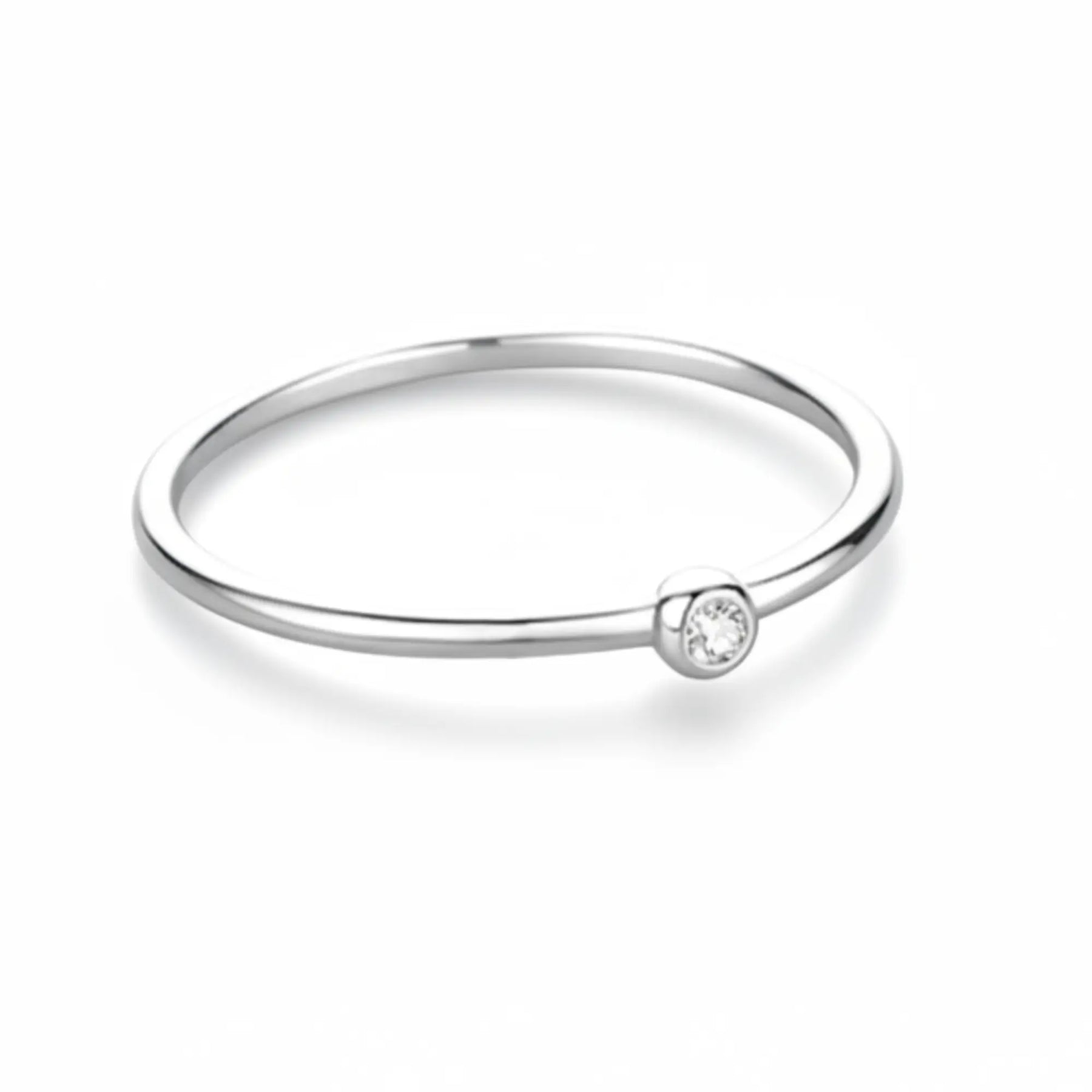Anel Prata 925 Solitário Lumina Lunnelé™