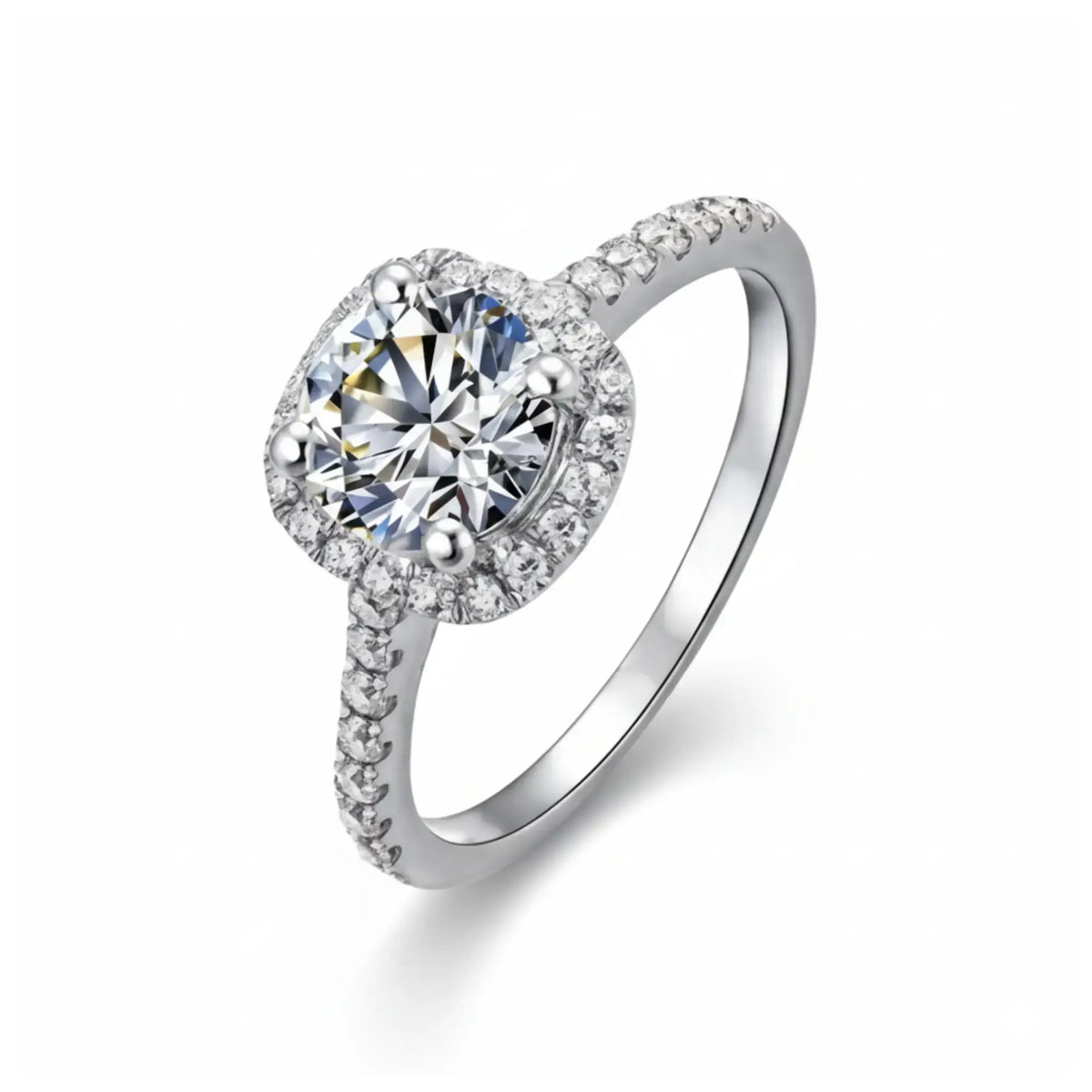 Anel Feminino Prata 925 Zircônia Brilhante Lunnelé™
