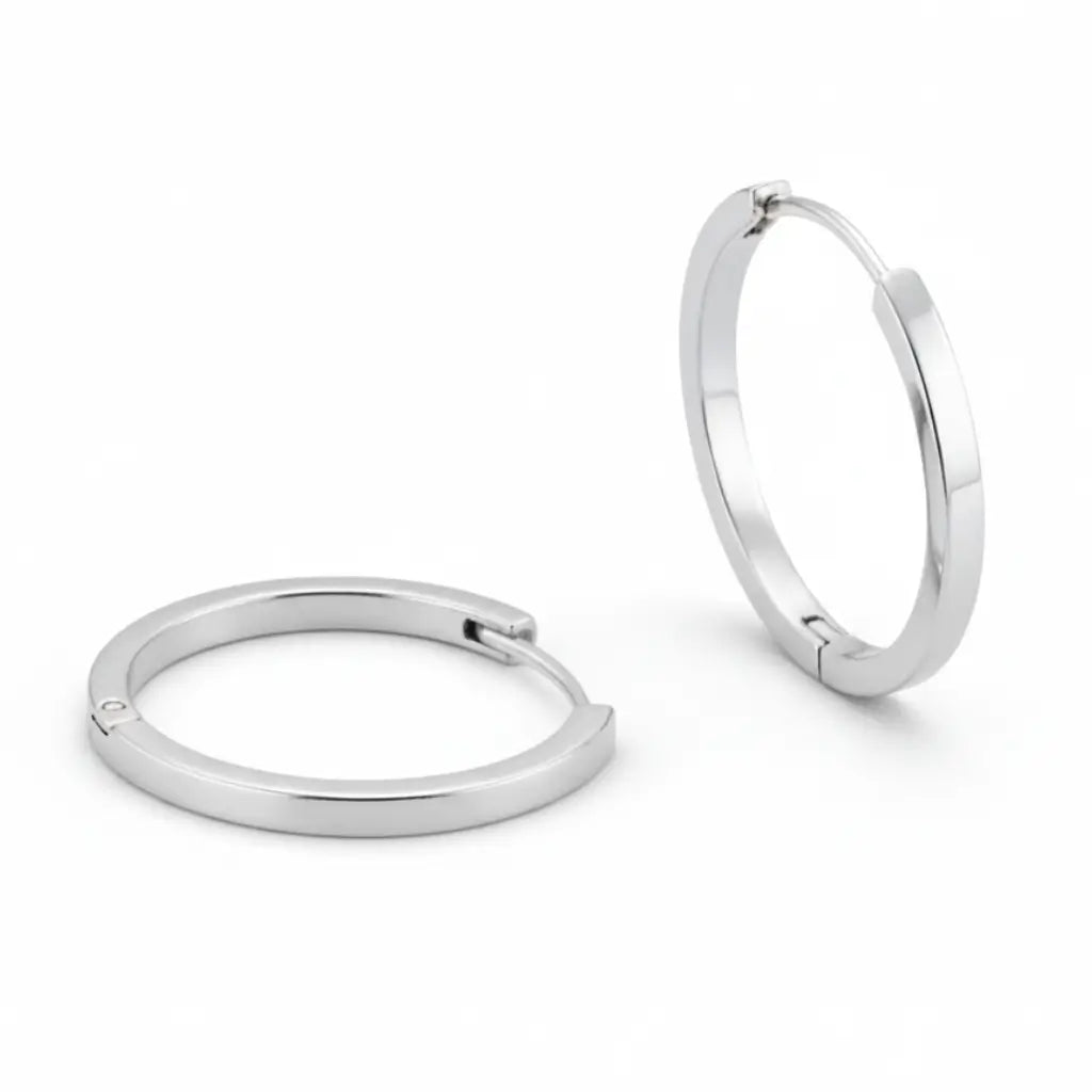 Brinco De Prata 925 Argola Ring Lunnelé™