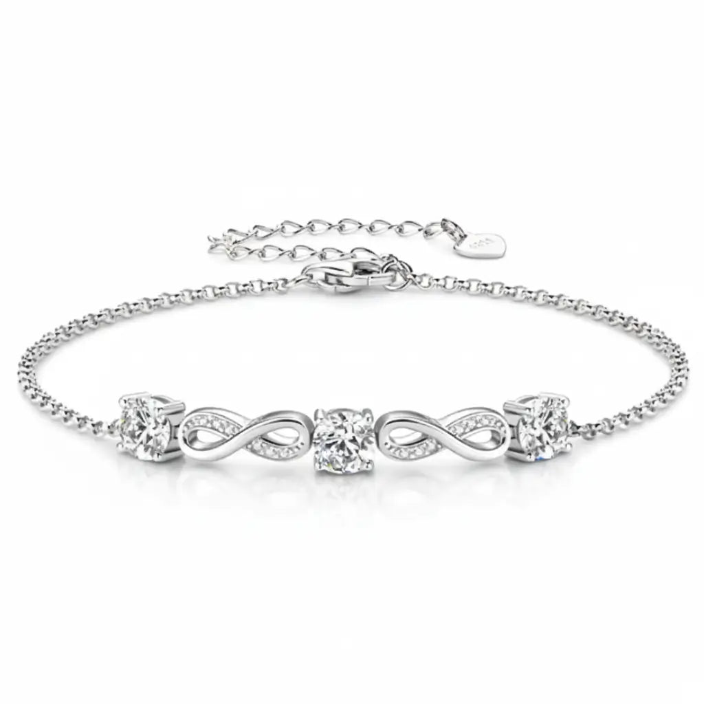 Pulseira Feminina de Prata 925 Dolcezza Lunnelé™