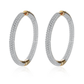 Brinco Argola Craveja Banhando a Ouro 18K Lunnelé™