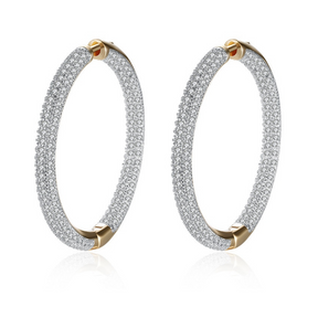 Brinco Argola Craveja Banhando a Ouro 18K Lunnelé™