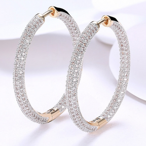 Brinco Argola Craveja Banhando a Ouro 18K Lunnelé™