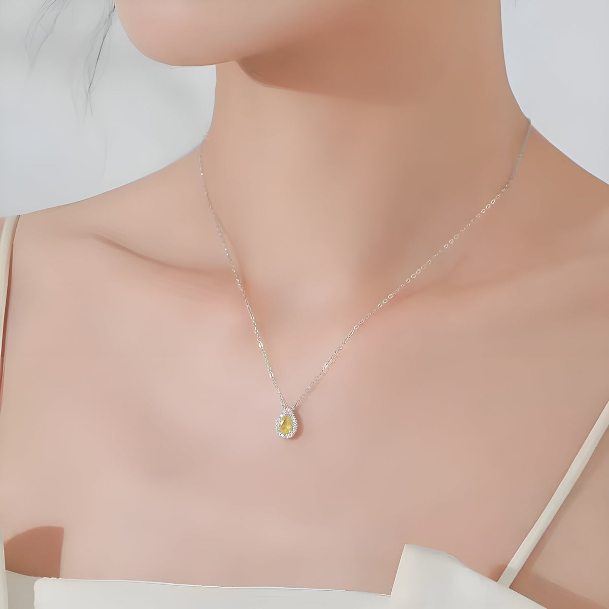 Colar Feminino Pingente Zircônia Lunnelé™