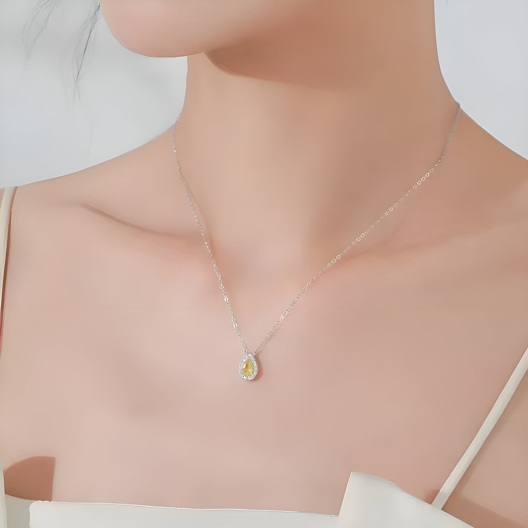 Colar Feminino Pingente Zircônia Lunnelé™