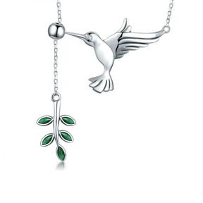 Colar Beija Flor Prata 925 Lunnelé™