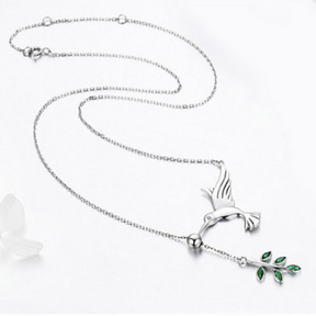 Colar Beija Flor Prata 925 Lunnelé™