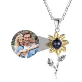 Girassol - Colar Personalizado com Foto Aço Inoxidável 316L Lunnelé™ - foto 5