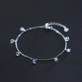 Pulseira de Prata 925 com Pedras de Zircônia Lunnelé™