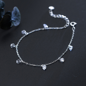 Pulseira de Prata 925 com Pedras de Zircônia Lunnelé™