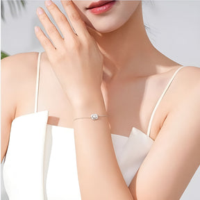 Pulseira de Prata 925 Zircônia Shine Lunnelé™