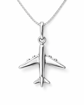 Colar Avião Prata 925 Lunnelé™