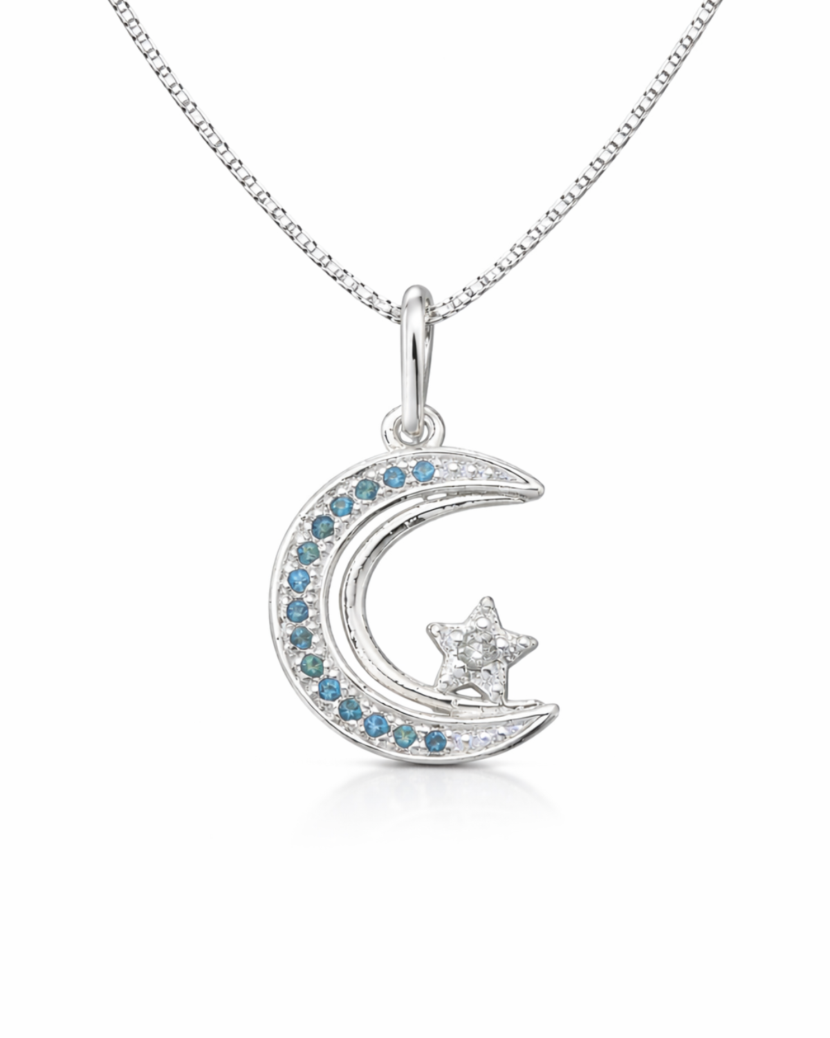 Colar Lua e Estrela Prata 925 Lunnelé™