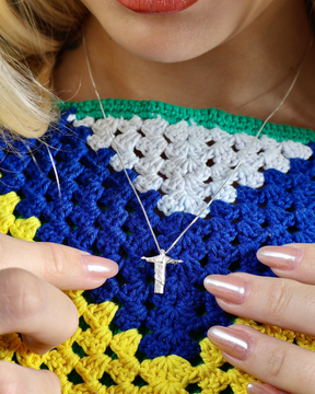 Colar Cristo Redentor Prata 925 Lunnelé™ - foto 3