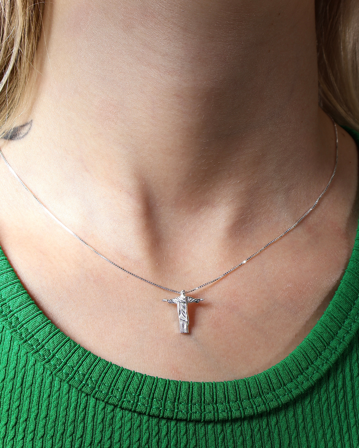 Colar Cristo Redentor Prata 925 Lunnelé™ - foto 2