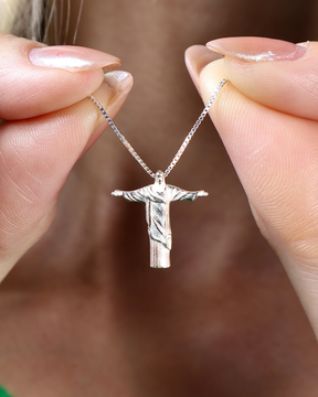 Colar Cristo Redentor Prata 925 Lunnelé™ - foto 6