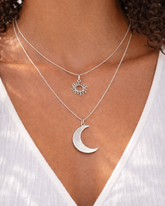 Kit Colar Sol e Colar Lua Em Prata 925 Lunnelé™