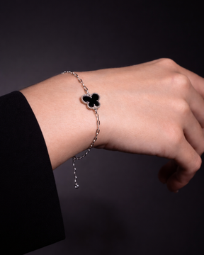 Pulseira Borboleta Preta em Prata 925 Lunnelé™ - foto 2