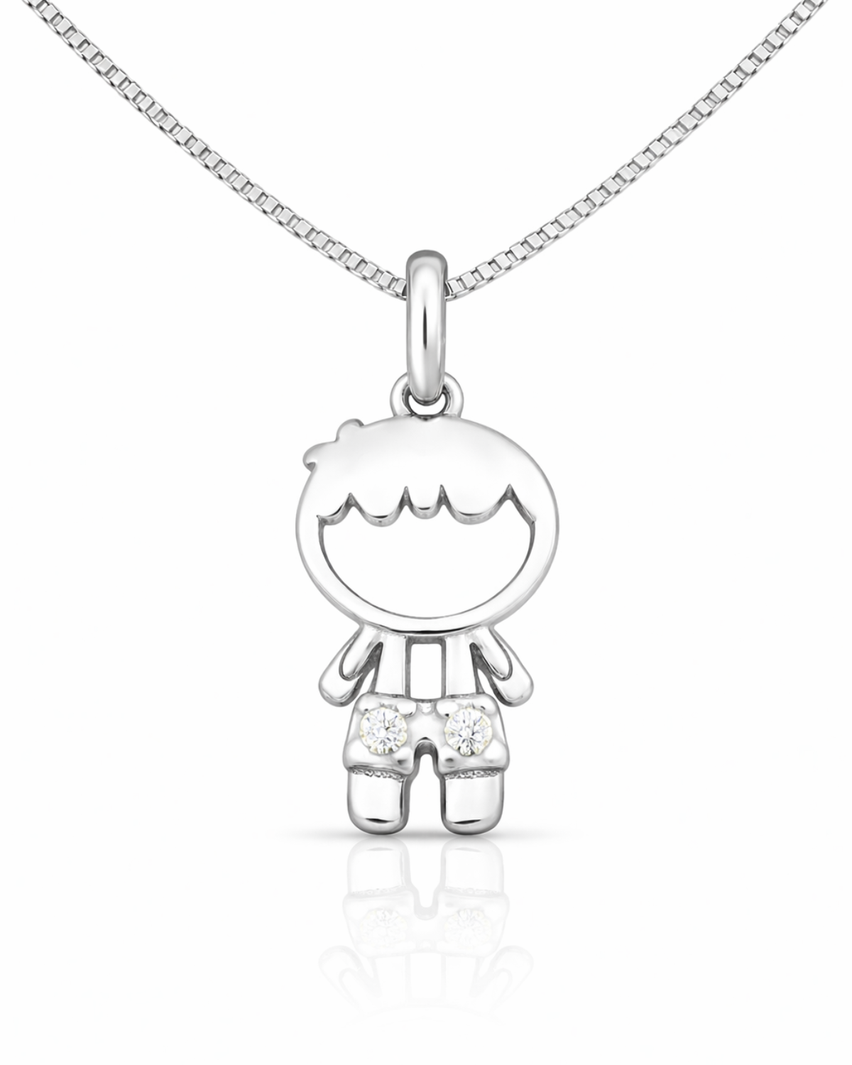 Colar Menino Em Prata 925 Lunnelé™